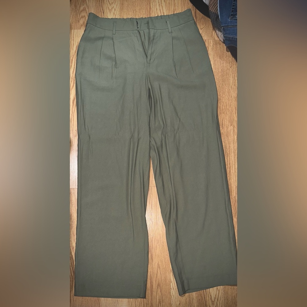 Target Olive Green Wide Leg Pants
